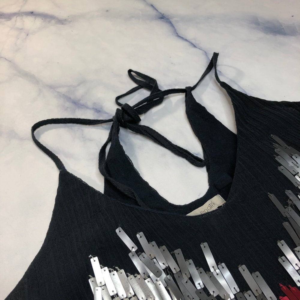 Urban Outfitters Ecote Navy Blue Sequin Tank Top - Picture 7 of 8